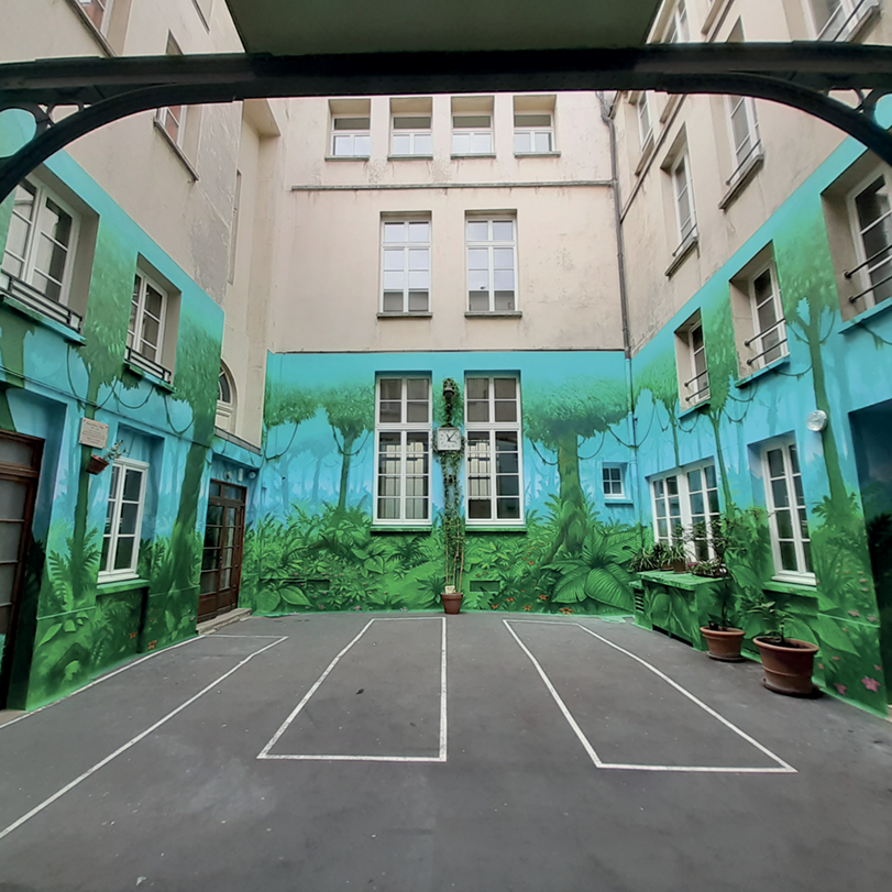 Oeuvre de Lazoo qui sera présent au festival Réunion Graffiti de 2023